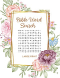 Big Bible Word Search Books for Adults Seniors, and Teens - Large Print:: Words Puzzles for Seniors with 630 Unique Words to Find | 8.5x11 inches, 35 Pages by Newham Publishing