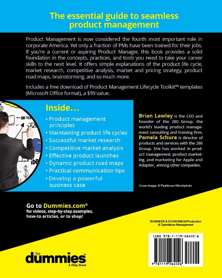 Product Management For Dummies by Brian Lawley