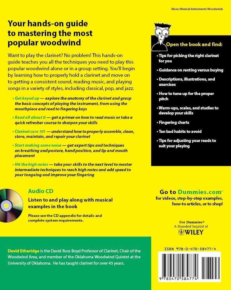 Clarinet For Dummies by David Etheridge