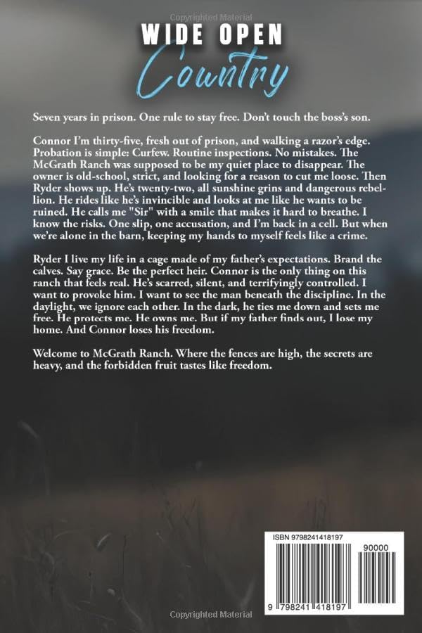 Wide Open Country: An MM Enemies to Lovers Cowboy Prison BDSM Romance (Endless Sky Cowboys) by Atreus Rosewood
