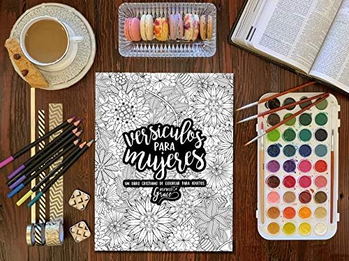 Versículos para mujeres: Un libro cristiano de colorear para adultos (Spanish Edition) by Inspired To Grace