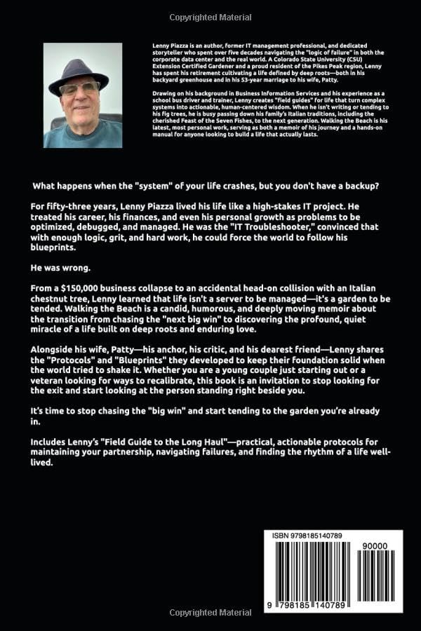 Walking the Beach: 53 Years of Lessons on What Not to Do and Why We're Still Here by Lenny Piazza