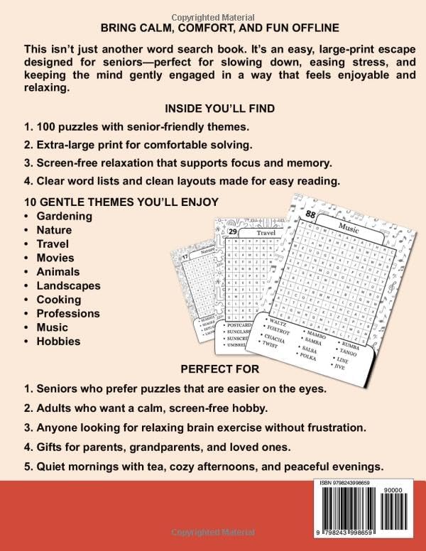 2026 Jumbo Word Search for Seniors v2: Made Simple, Jumbo Print, Easy-to-Read Letters, 100 Fun Puzzles to Support Memory, Focus, and Daily Brain Health by Alenna Molfran