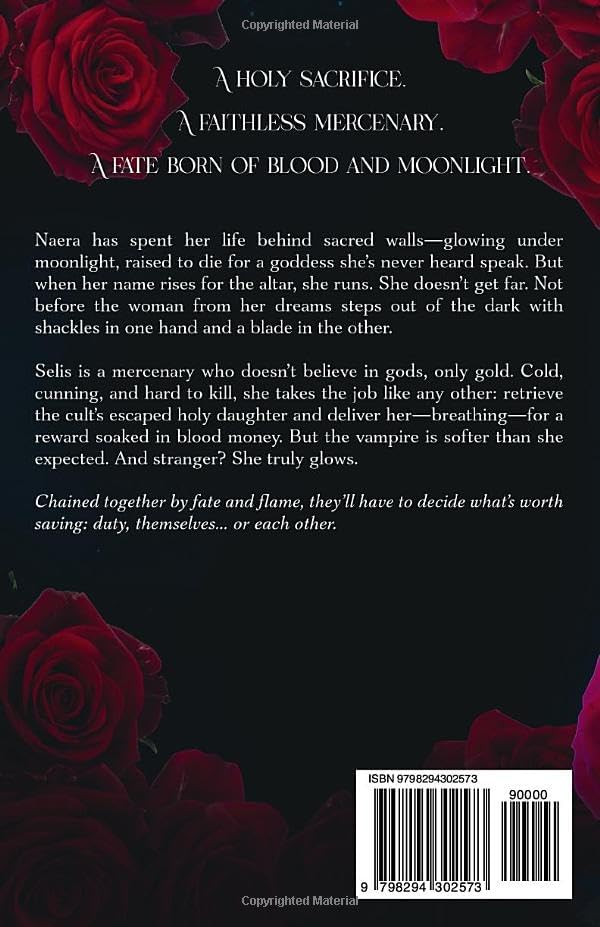 A Curse Bright and Breathing: A Sapphic Vampire Romantasy (Her Fangs in My Heart) by Moira Darling