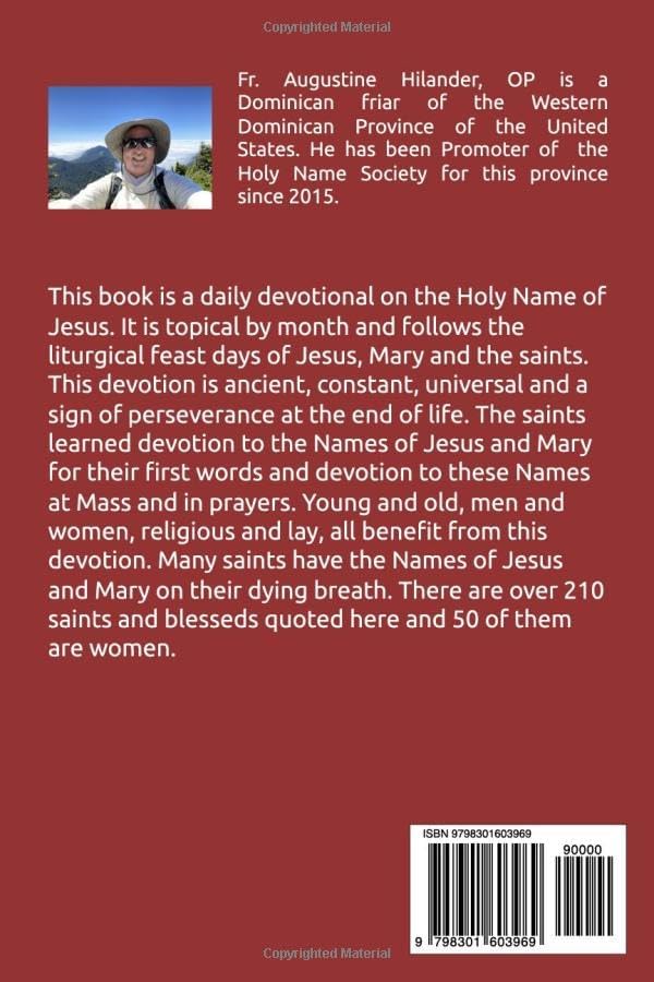 Holy Name Daily Devotional by Fr. Augustine Hilander OP