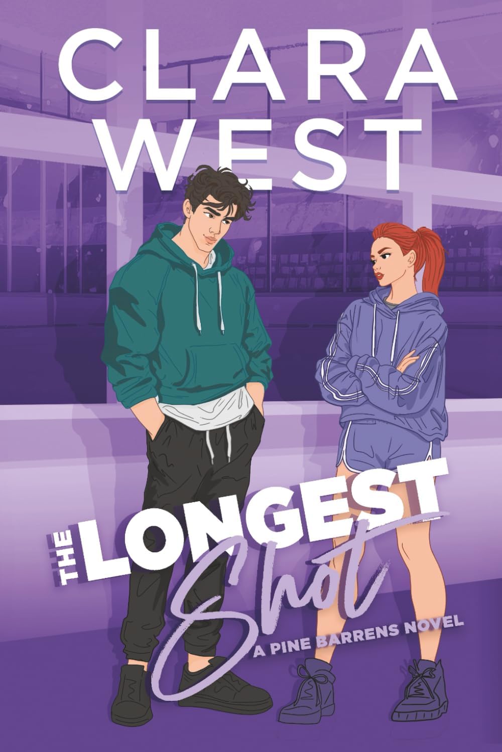 The Longest Shot: A second chance hockey romance (Pine Barren University) by Clara West