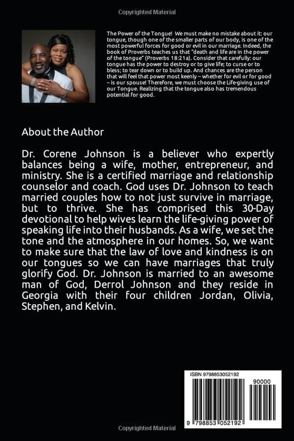 Taming the Tongue 30-Day Daily Devotional by Dr. Corene Johnson