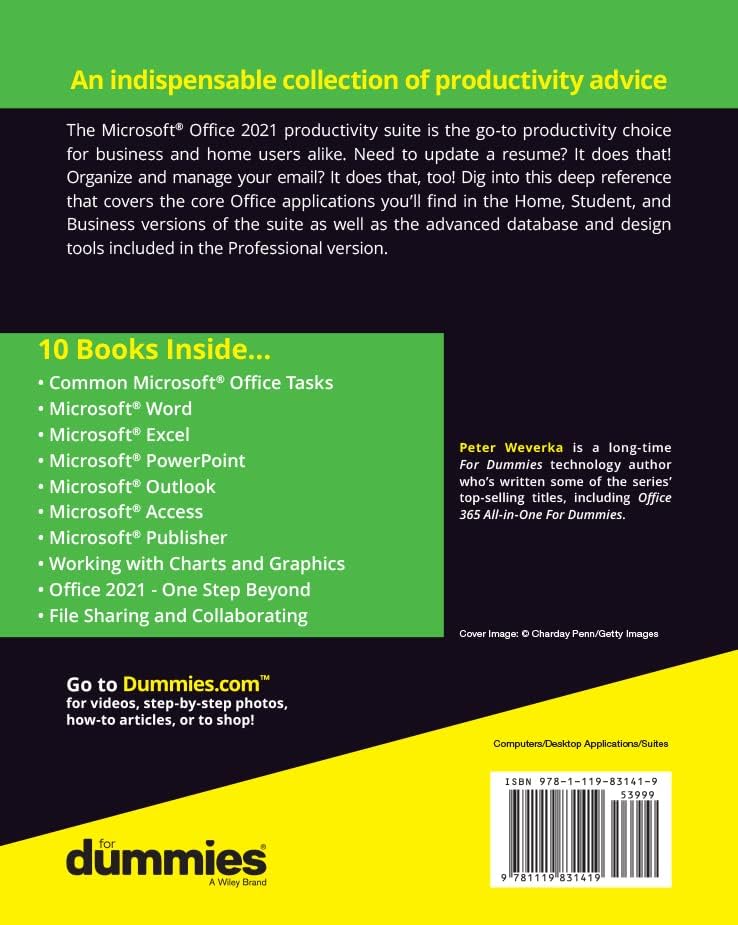 Office 2021 All-in-One For Dummies by Peter Weverka