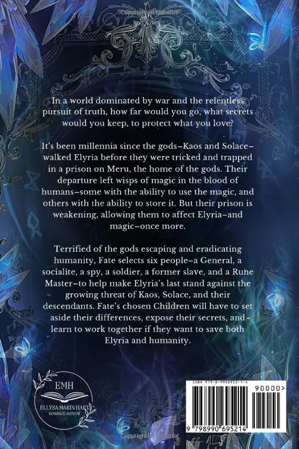 Of Secrets and Solace: A slow-burn, dark romantasy (The Children of Fate) by Ellysa Marin