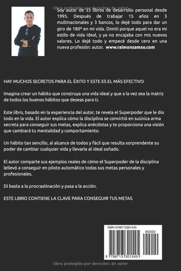 EL PODER DE LA DISCIPLINA: El Hábito que Cambiará tu Vida (Serie Disciplina) (Spanish Edition) by Raimon Samsó