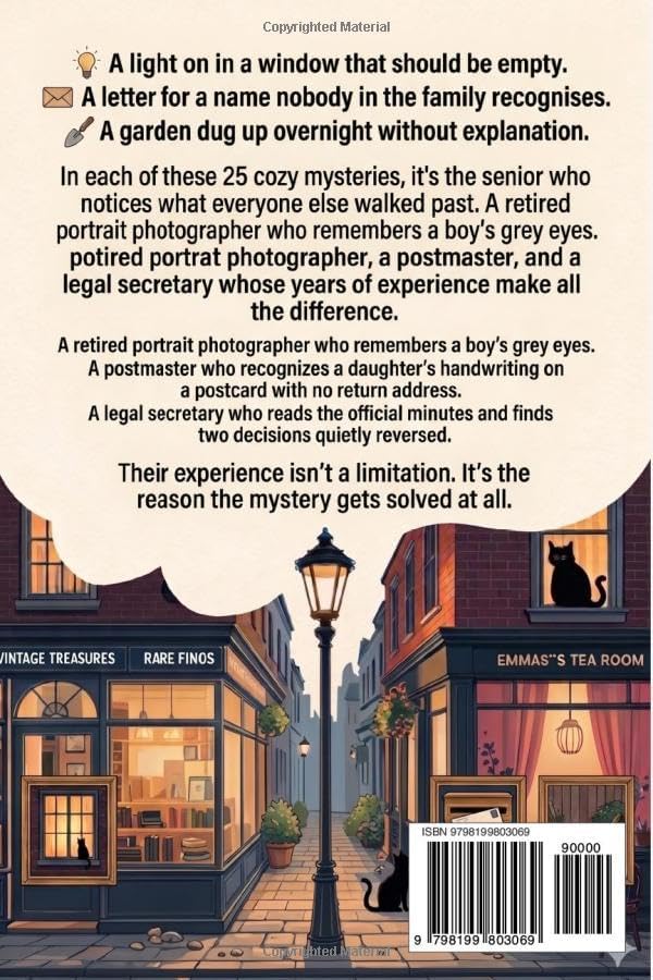 Short Stories for Seniors Who Love a Good Mystery: 25 Large Print Cozy Mystery Stories That Entertain, Engage, and Gently Keep the Mind Sharp (Easy Moments for Seniors) by Owen R. Vance