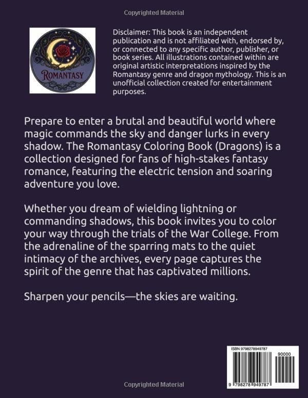 The Romantasy Coloring Book (Dragons) by Shawn Artim