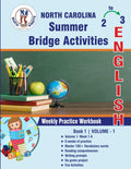 GRADE 2 to 3 : NORTH CAROLINA Summer English Bridge Activities (North Carolina ( NCEOG ) State Test Prep by Math-Knots) by Math-Knots