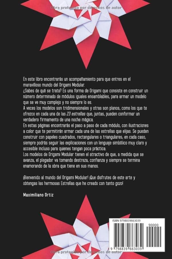Estrellas de ORIGAMI: 23 Figuras Modulares (Spanish Edition) by Maximiliano Ortiz
