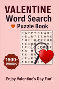 VALENTINE Word Search Puzzle Book: Relaxing & Fun Valentine’s Day Word Search Puzzles for Adults & Seniors and Total 103 Pages Size 6 x 9 in by Balkar singh