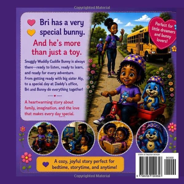 Snuggly Wuddly Cuddle Bunny: Volume 1: A Sweet Bedtime Story About Love, Family, and a Very Special Bunny by Lamar DeAngelo