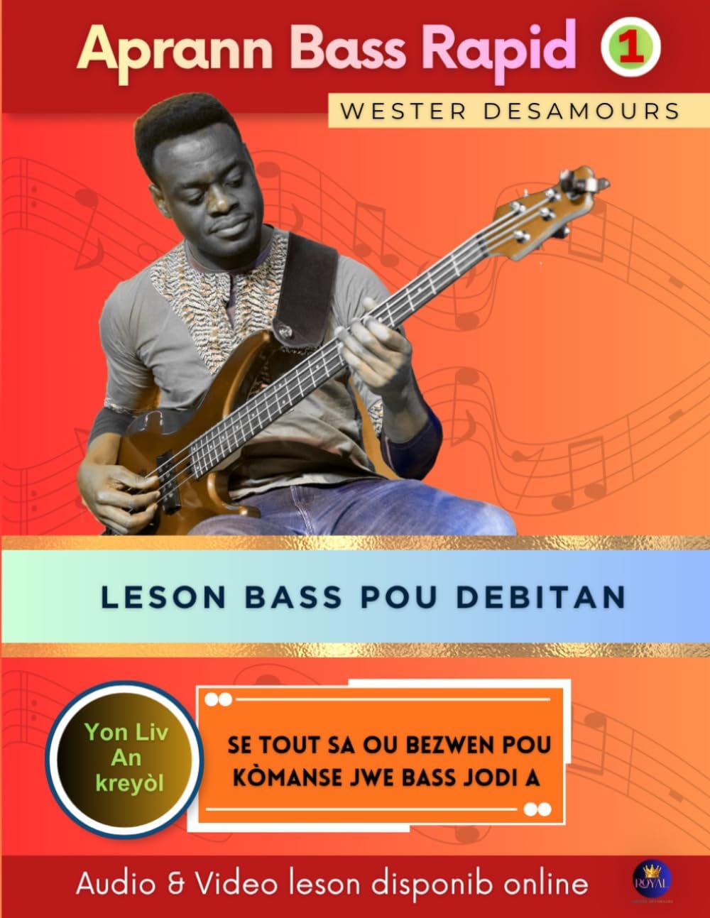 Aprann Bass Rapid #1 (Aprann Mizik Rapid) (French Edition) by Wester Desamours