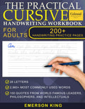 Cursive Handwriting Workbook for Adults - 200+ Pages of Handwriting Practice for Adults: Cursive workbook - hand writing practice books for adults. ... for adults. Improve handwriting for adult by Emerson King