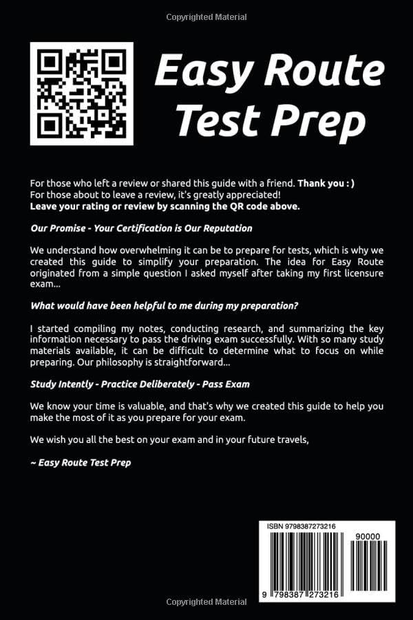 California Driver’s License Exam Prep: Everything You Need to Pass Exam → Practice Questions Based on the Latest DMV Manual, Road Signs, Traffic Laws, & Detailed Explanations of What to Expect! by Easy Route Test Prep