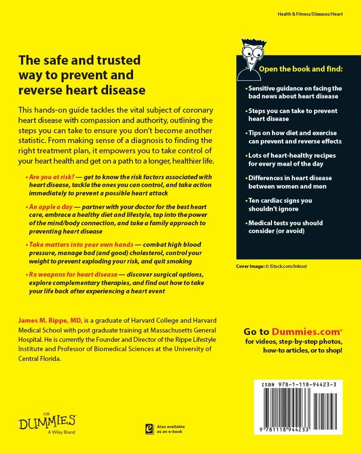 Preventing & Reversing Heart Disease For Dummies by James M. Rippe