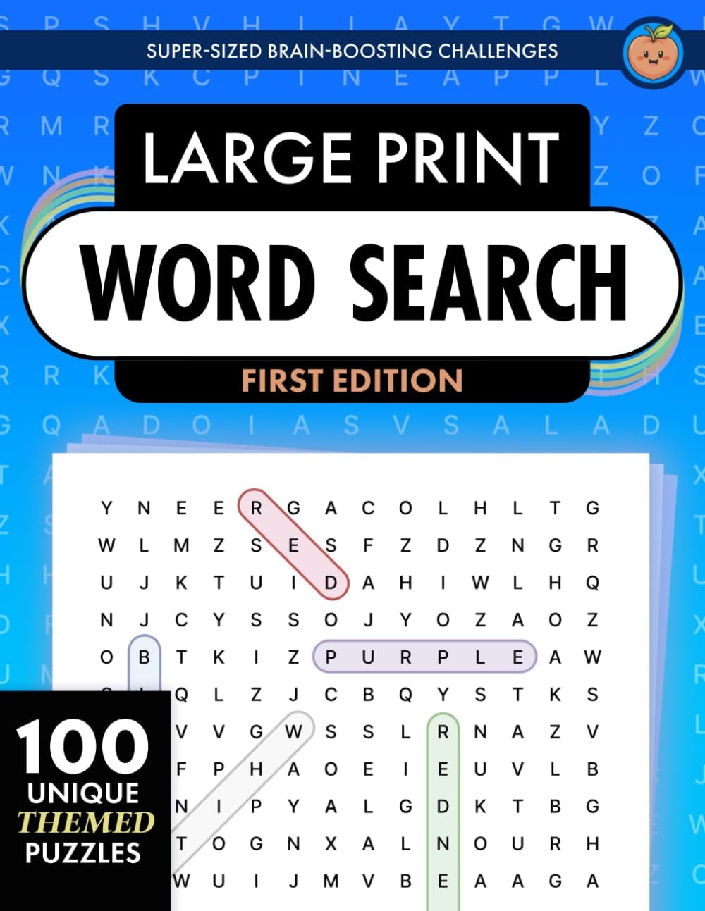 Big Large Print Word Search Book for Adults and Seniors: 100 Themed Puzzles | Fun Relaxing Word Find Book by Tara's Cozy Nook