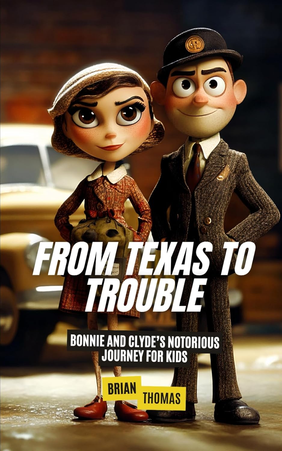 From Texas to Trouble: Bonnie and Clyde’s Notorious Journey for Kids (True Crime for Kids) by Brian Thomas
