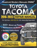 TOYOTA TACOMA 2016-2023 REPAIR MANUAL: Illustrative DIY Guide for the 3rd Gen, 2GR-FKS V6, 3.5L Engine | Featuring 600+ High-Resolution Exploded View Diagrams and Step-by-Step Procedures by Vin Kraftman