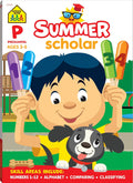 School Zone Preschool Summer Scholar Workbook: 80 Pages, Toddler, Pre-K, ABCs, Alphabet, Basic Phonics, Writing Skills, Early Math & Numbers, Colors & Shapes, Ages 3-5 by School Zone
