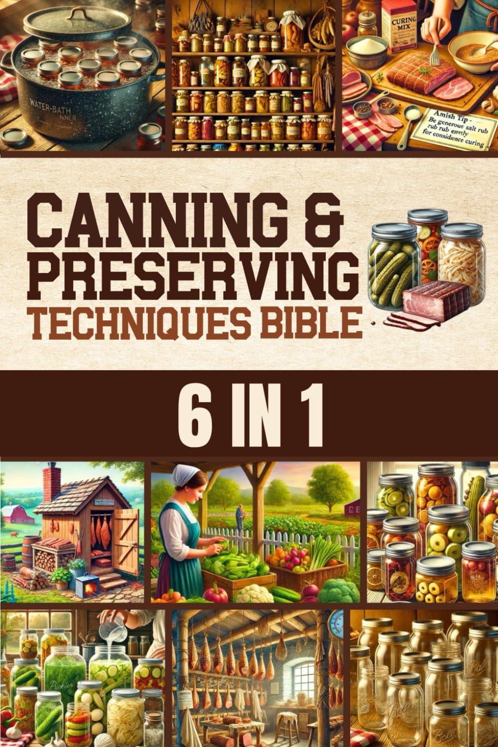 Canning & Preserving Techniques Bible: The Timeless Guide Passed Down Through Generations to Safely Preserve Foods at Home | Canning, Pickling, Smoking, Curing, Fermenting, Drying & Root Cellaring by Isaiah Schwartz