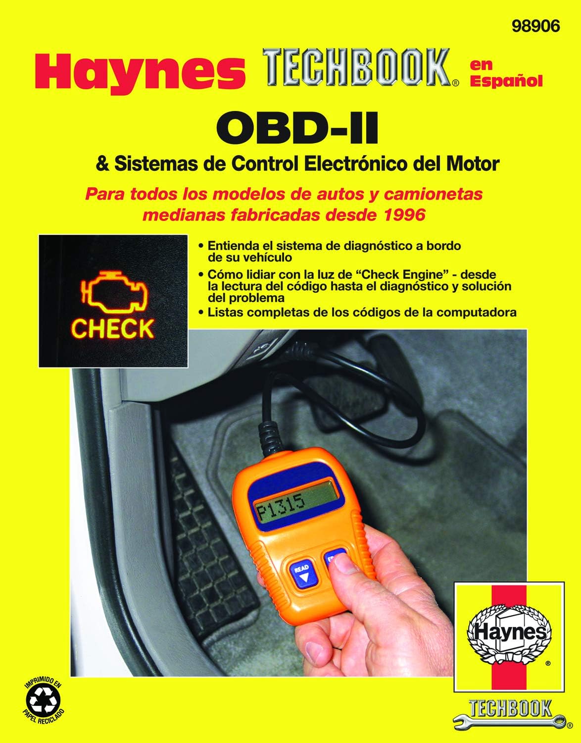 OBD-II & Sistemas de Control Electronico del Motor (Haynes Techbook) (Spanish Edition) by Bob Henderson