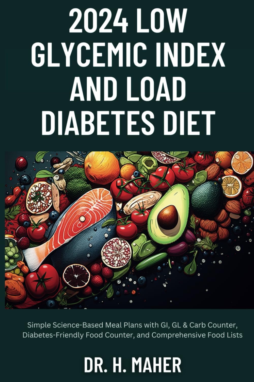 2024 Low Glycemic Index and Load Diabetes Diet: Simple Science-Based Meal Plans with GI, GL & Carb Counter, Diabetes-Friendly Food Counter, and Comprehensive Food Lists by Dr. H. Maher