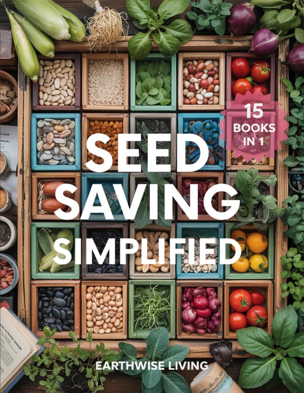 Seed Saving Simplified: A Beginner’s Guide to Grow, Collect, and Store Seeds for Years of Self-Reliant Harvests. Build Your Seed Bank, Protect Heirlooms, and Cut Costs to Grow a Resilient Garden. by Earthwise Living