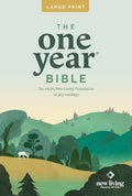 The One Year NLT Large Print Thinline Bible (Softcover): The Entire Bible in 365 Readings in the Clear and Trusted New Living Translation by New Living Translation