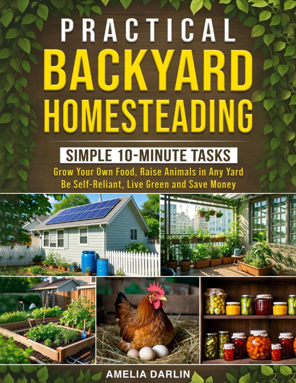 Practical Backyard Homesteading: Simple 10-Minute Tasks to Grow Your Own Food, Raise Animals in ANY Yard, be Self-Reliant, Live Green and Save Money by Amelia Darlin