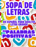 Sopa de Letras en Español para Adultos Letra Grande: 1800 Palabras Positivas ,Sopa De Letras En Español Para Adultos: En letra Grande. Palabras ... Estrés y Ejercitar la Mente (Spanish Edition) by Felix Gonzalez