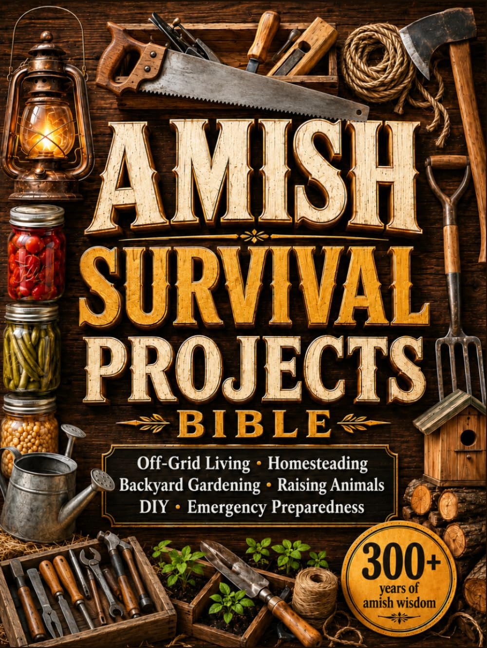 The Amish Survival Projects Bible: Break the Chains of Modern Dependence and Achieve Real Self-Sufficiency with Budget-Friendly & Step-by-Step DIY Projects | Perfect Even for Small Backyards by Isaiah Schwartz