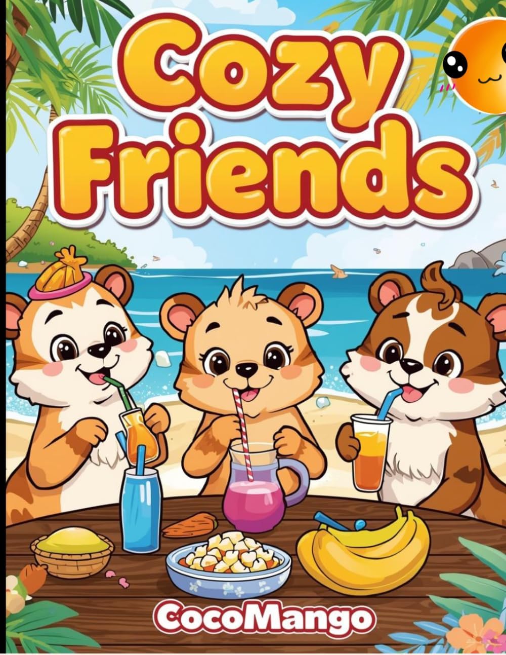 Cozy friends - Animals Coloring Book for Kids: Fun and Easy Coloring Pages for Kids Ages 3–9 | Cute Animals, Fruits & Creative Designs (French Edition) by CocoMango CocoMango