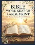 Bible Word Search Large Print: 102 Themed Puzzles for Adults and Seniors | Inspiring Faith Based Word Find with Old Testament, New Testament, Psalms, ... More | Over 2,000 Words | Solutions Included by Sandra Sims