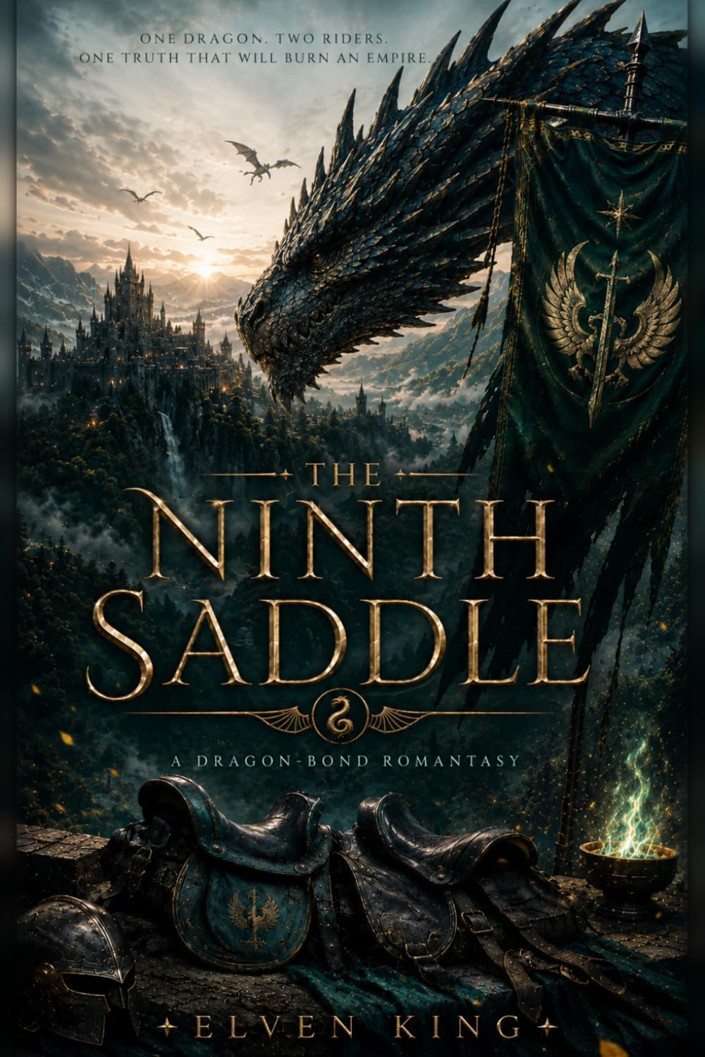 The Ninth Saddle: A Dragon-Bond Romantasy by Elven King