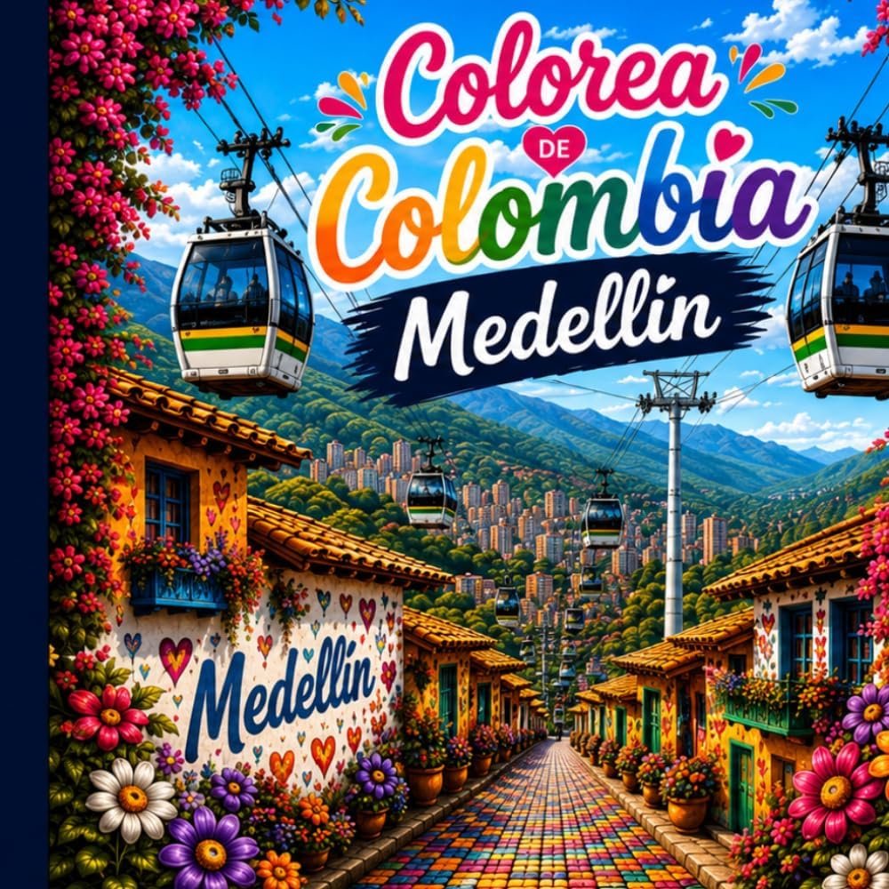Colorea de Medellin Colombia (Spanish Edition) by Wandalee Suarez