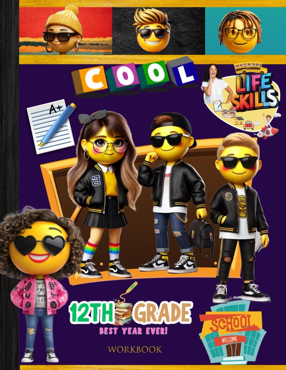 12th Grade Life Skills Workbook: Teens Grade 12 Homeschool Curriculum Young Adults Home Economic Hands On Activity Real Life Practice Forms ... Tracker Sheets and End-of-Year-Elevation Form by Twelfth Homeschool Publication