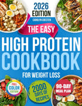 The Easy High Protein Cookbook for Weight Loss: Burn Fat Naturally & Save Time with Budget-Friendly 5-Minute Meals to Feel Confident Again | 90-Day Meal Plan to Preserve Lean Muscle by Carolyn Cresten