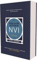 NVI, Biblia de Estudio actualizada, Revisión 2022, Tapa dura, Letra grande, Interior a color, Palabras de Jesús en Rojo, Comfort Print (NIV Study Bible, Fully Revised Edition) (Spanish Edition) by Nueva Versión Internacional