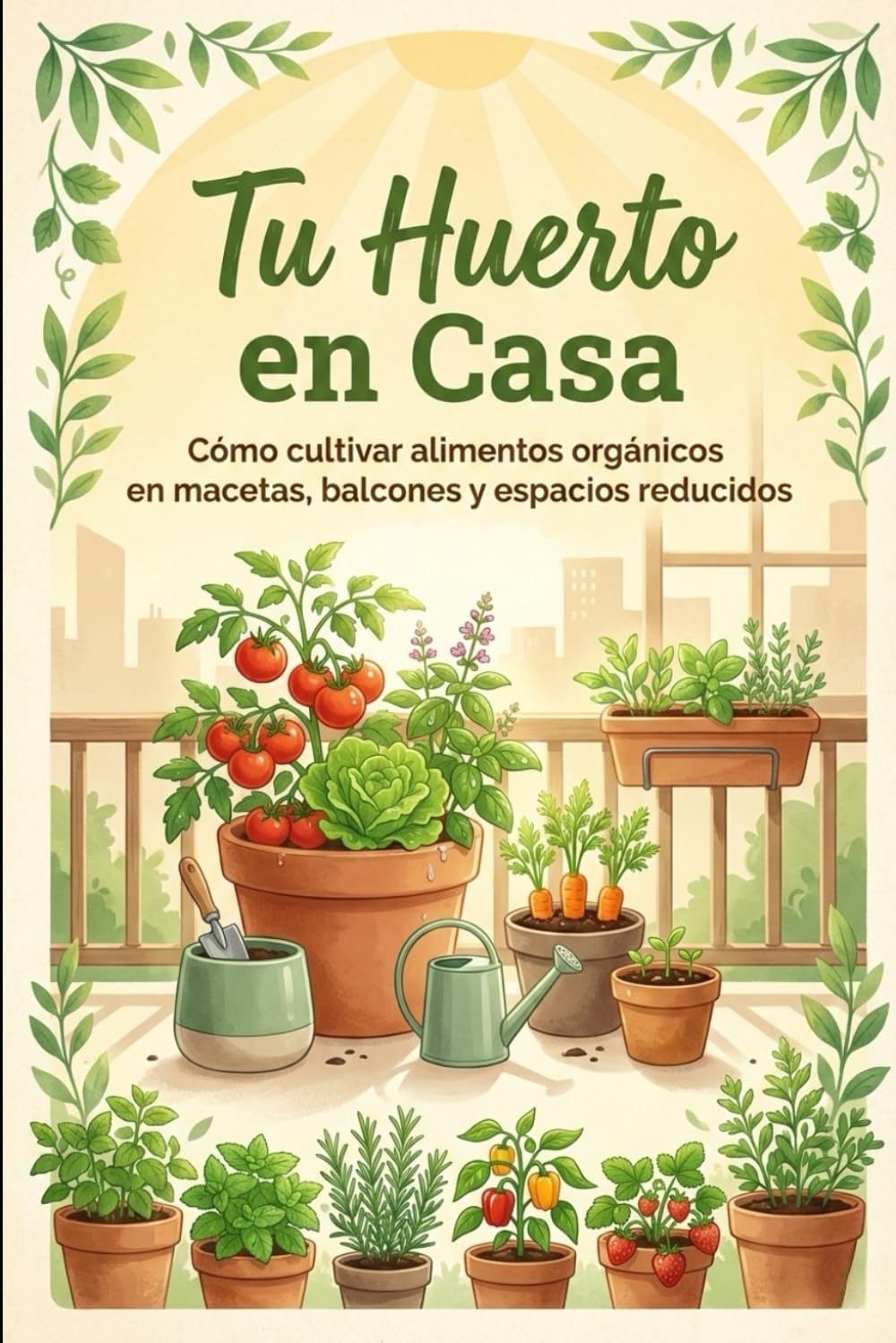 Tu Huerto en Casa: Cómo cultivar alimentos orgánicos en macetas, balcones y espacios reducidos (Spanish Edition) by Alex Roldán