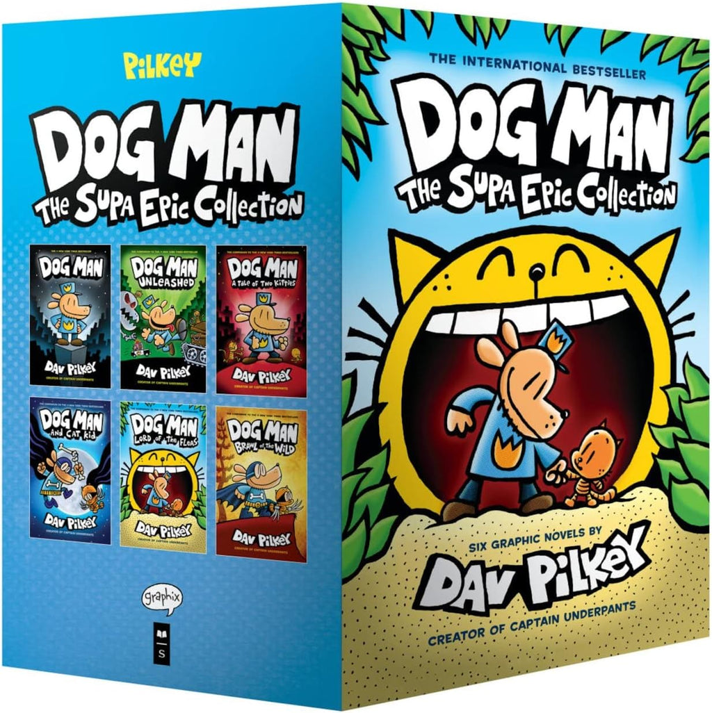 Dog Man: The Supa Epic Collection: From the Creator of Captain Underpants (Dog Man #1-6 Box Set) by Dav Pilkey