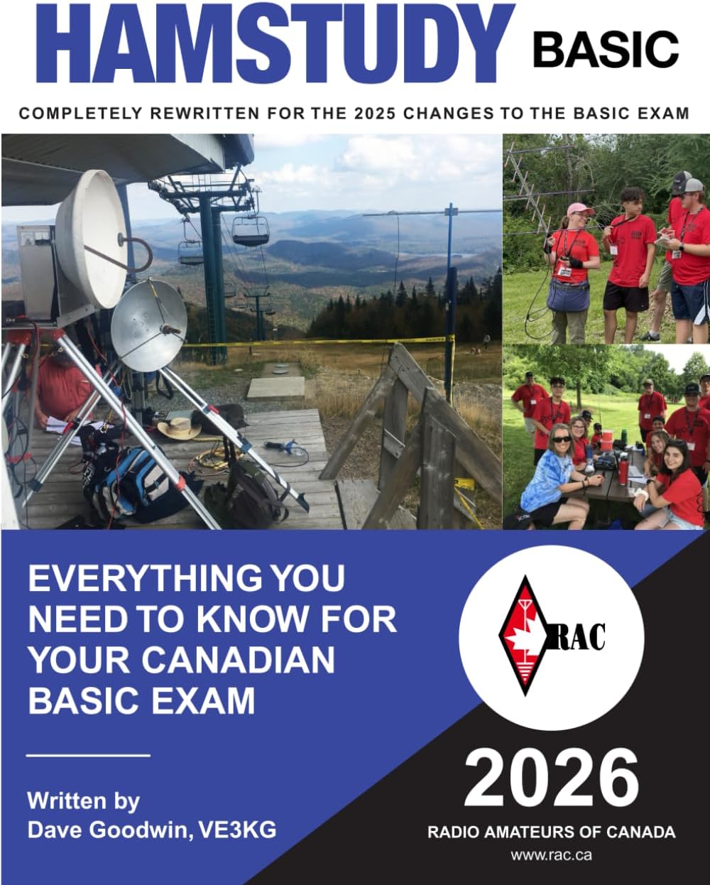 Hamstudy Basic 2026: Everything you need to know for your Canadian Amateur Radio Basic Qualification Exam by Dave Goodwin (VE3KG)