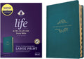 NKJV Life Application Study Bible, Third Edition, Large Print (LeatherLike, Teal Blue, Indexed, Red Letter) by Tyndale