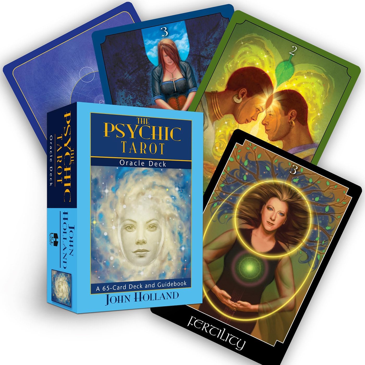 The Psychic Tarot Oracle Deck: A 65-Card Deck and Guidebook by John Holland