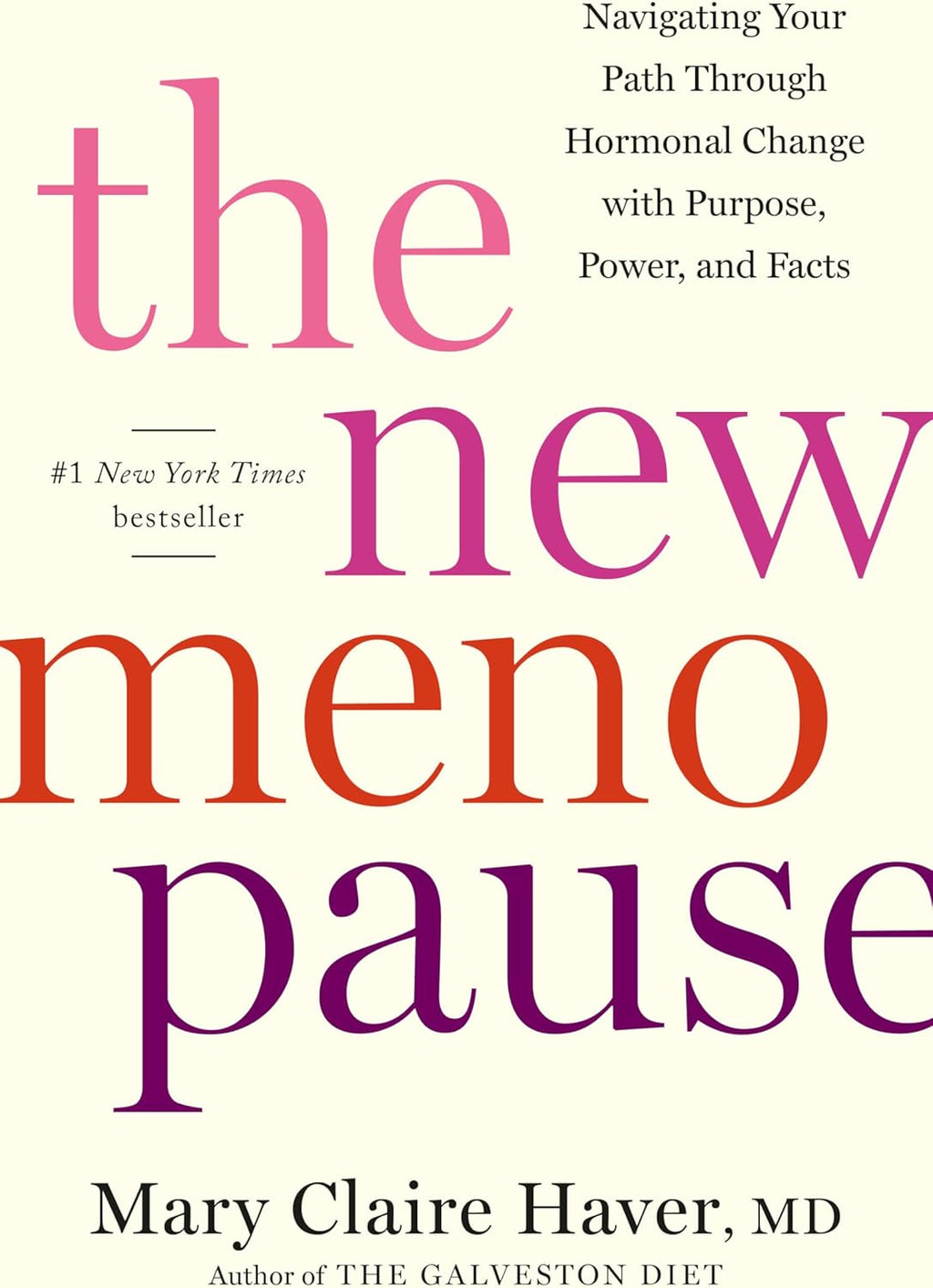 The New Menopause: Navigating Your Path Through Hormonal Change with Purpose, Power, and Facts by Mary Claire Haver MD
