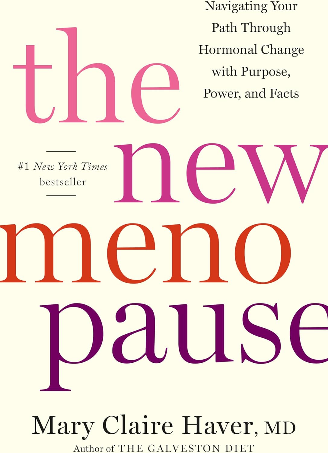 The New Menopause: Navigating Your Path Through Hormonal Change with Purpose, Power, and Facts by Mary Claire Haver MD